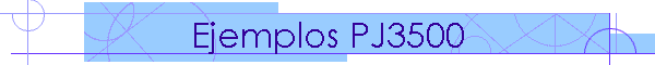 Ejemplos PJ3500